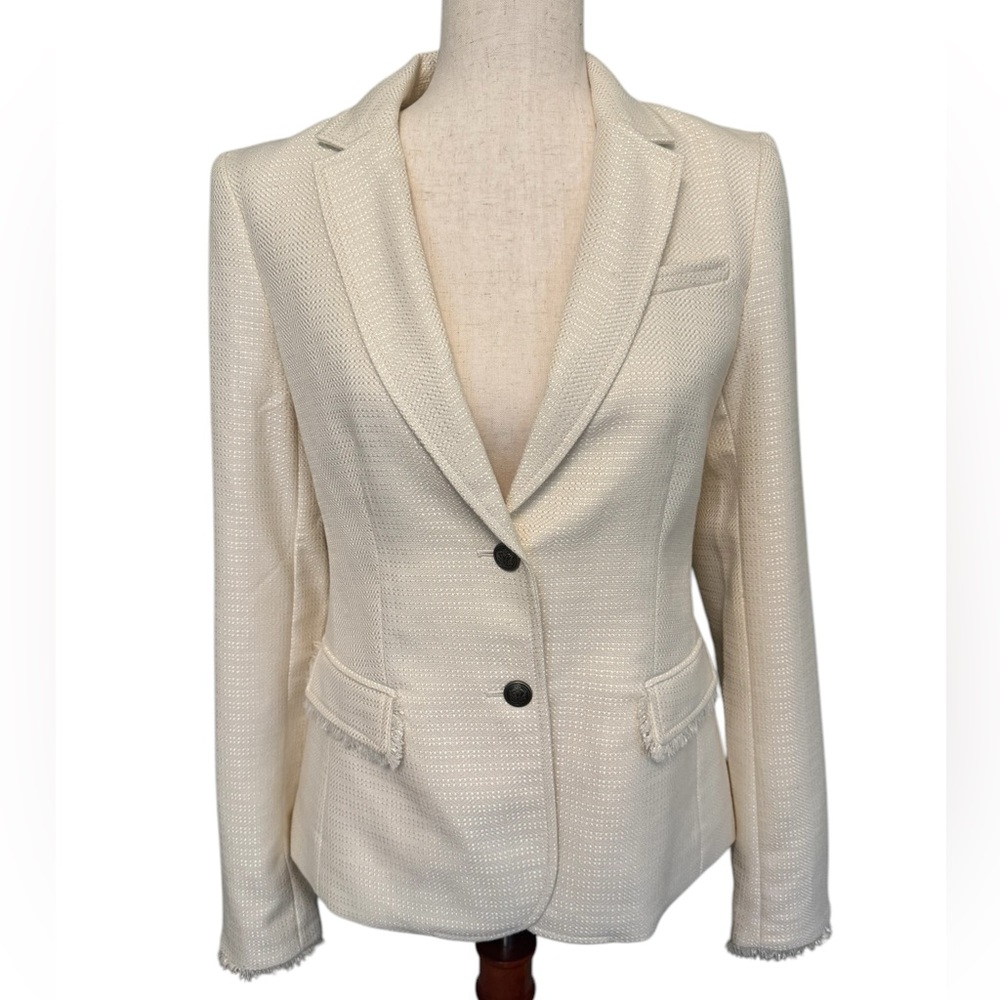 NWT Banana Republic | Cream Blazer | Sz 4 Tall
